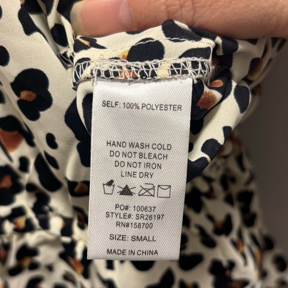 FSL Apparel animal print short romper - Picture 6 of 7